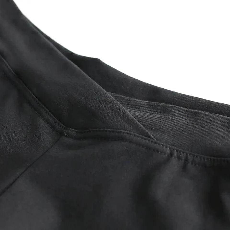 Simple Black Dance Fitness Running Ultra Short Sports Casual Shorts Female Summer Tight Low Waist Sexy Korean