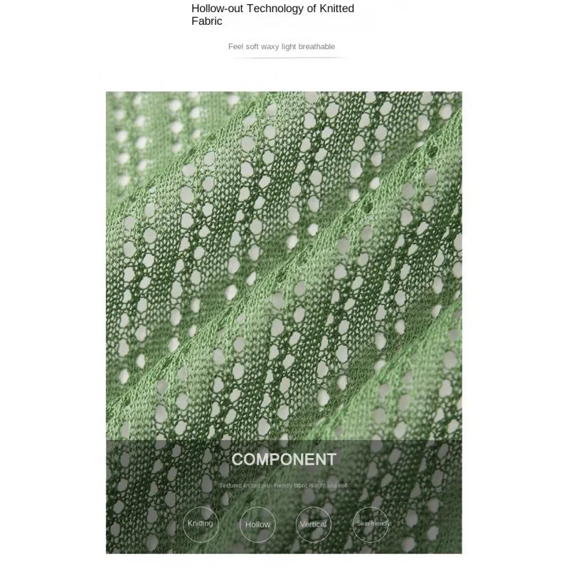 French Ice Silk Knitted Sun-Proof Cardigan Top Women'S Summer Thin Jacket Waistcoat Suspender Skirt Shawl Outer Match Blouse